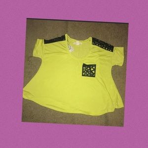 NEW! Bright Yellow Top